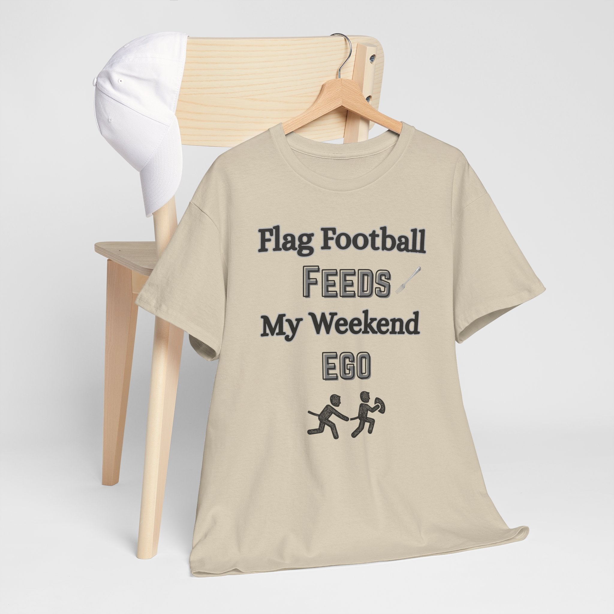 Flag Football Feeds My Weekend Ego Tee