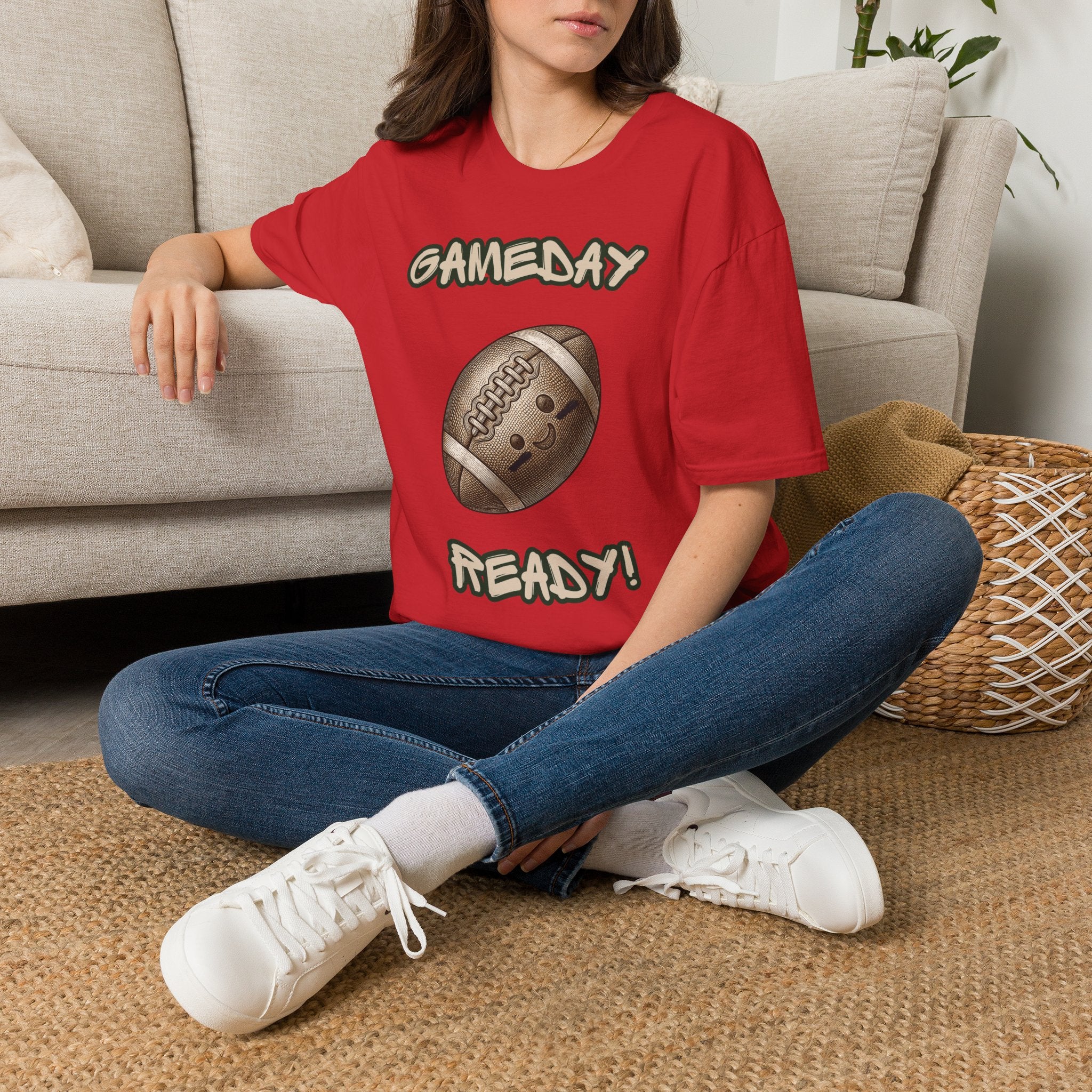 Gameday Ready Football T-Shirt — Vintage Football Graphic Tee for Fans