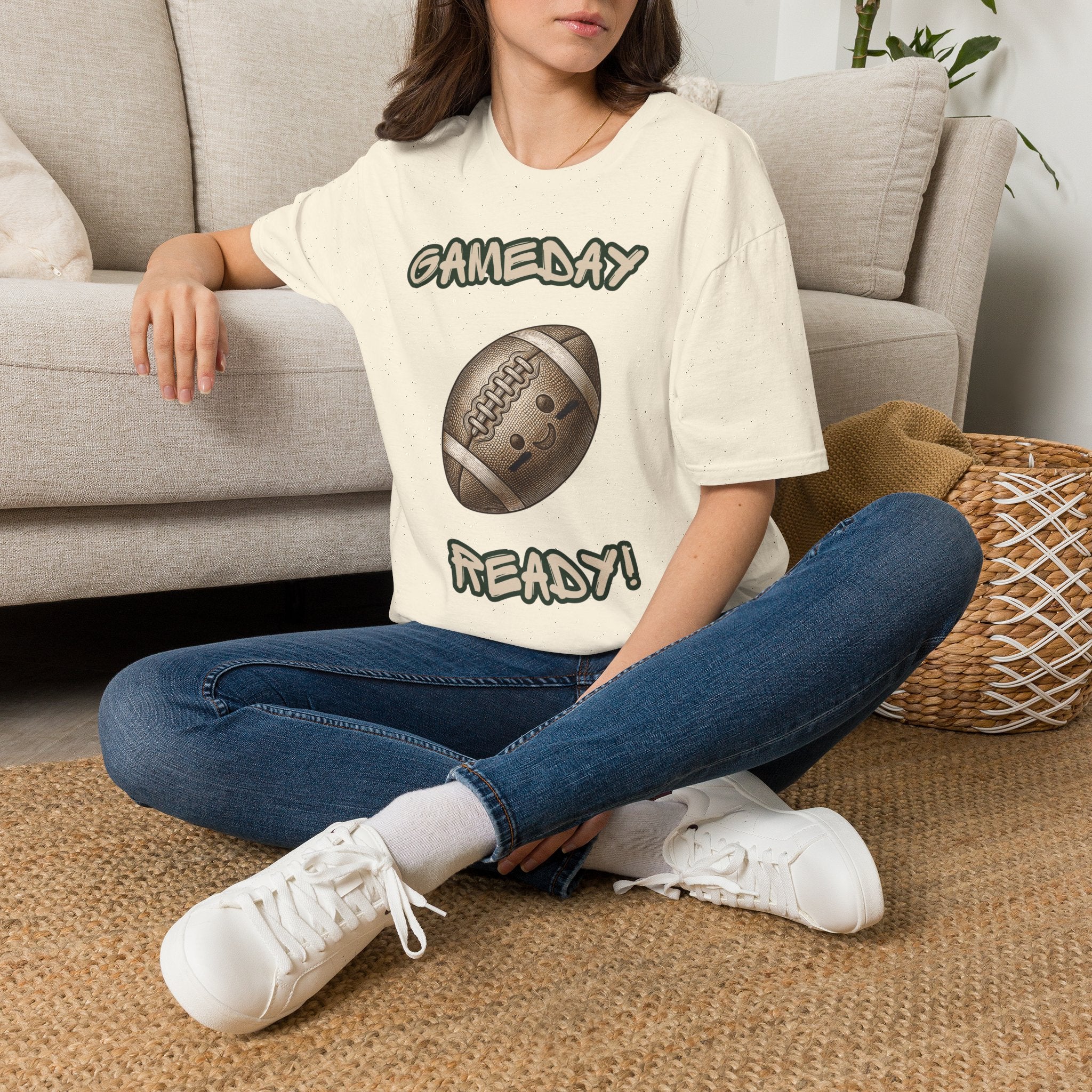 Gameday Ready Football T-Shirt — Vintage Football Graphic Tee for Fans