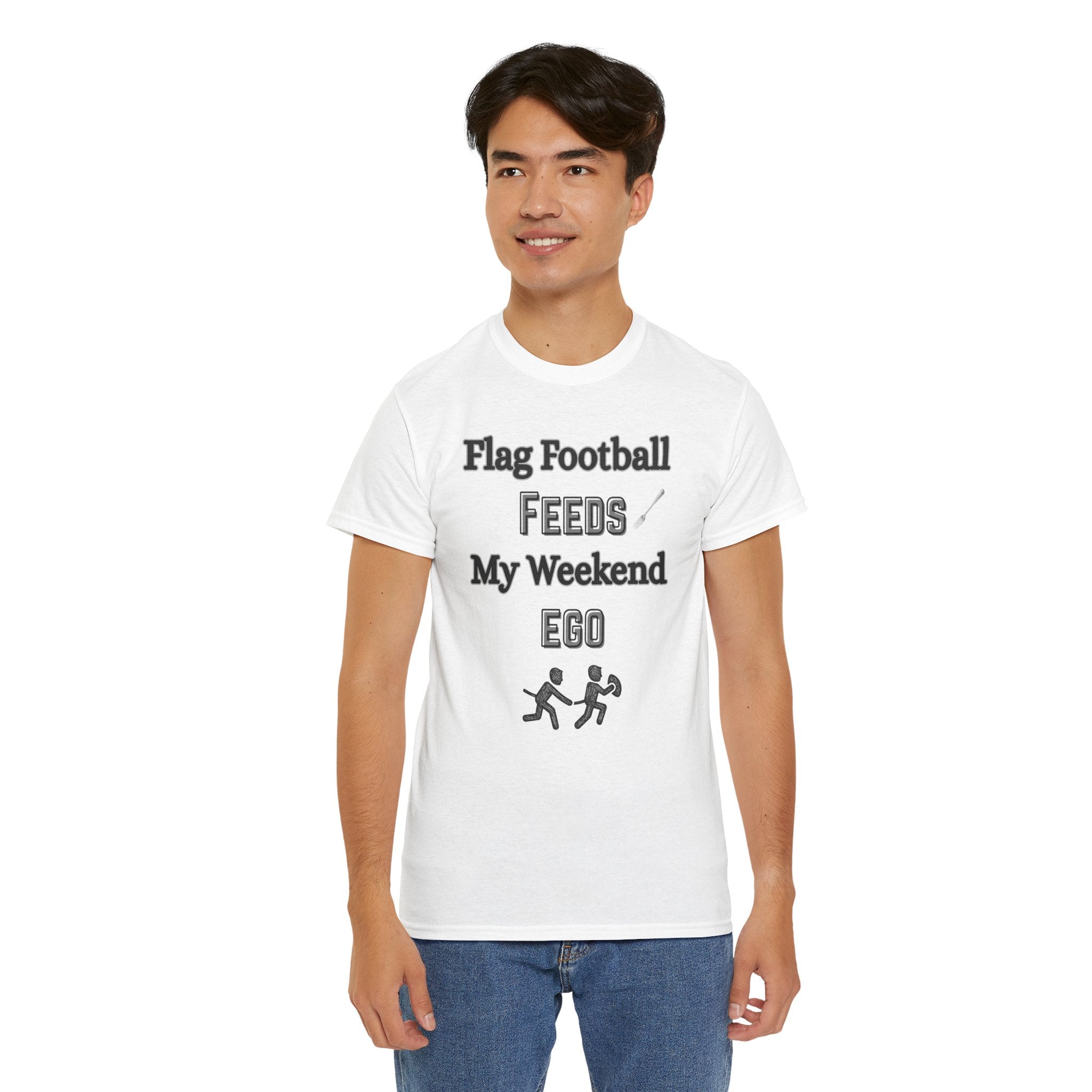 Flag Football Feeds My Weekend Ego Tee