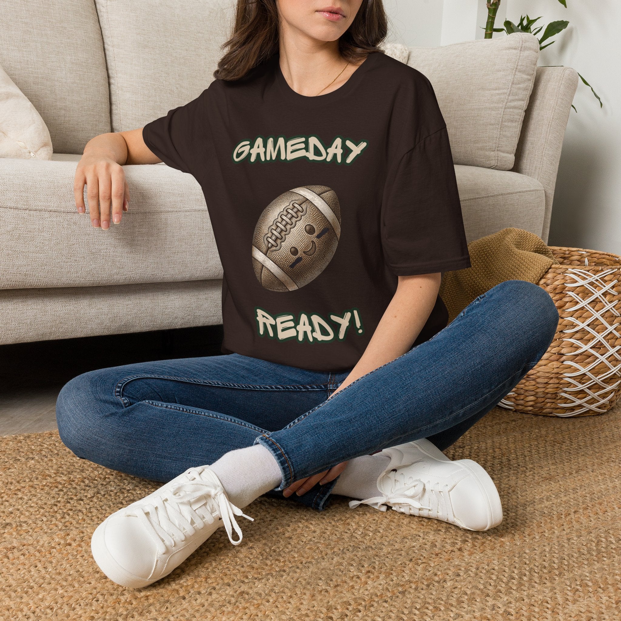 Gameday Ready Football T-Shirt — Vintage Football Graphic Tee for Fans