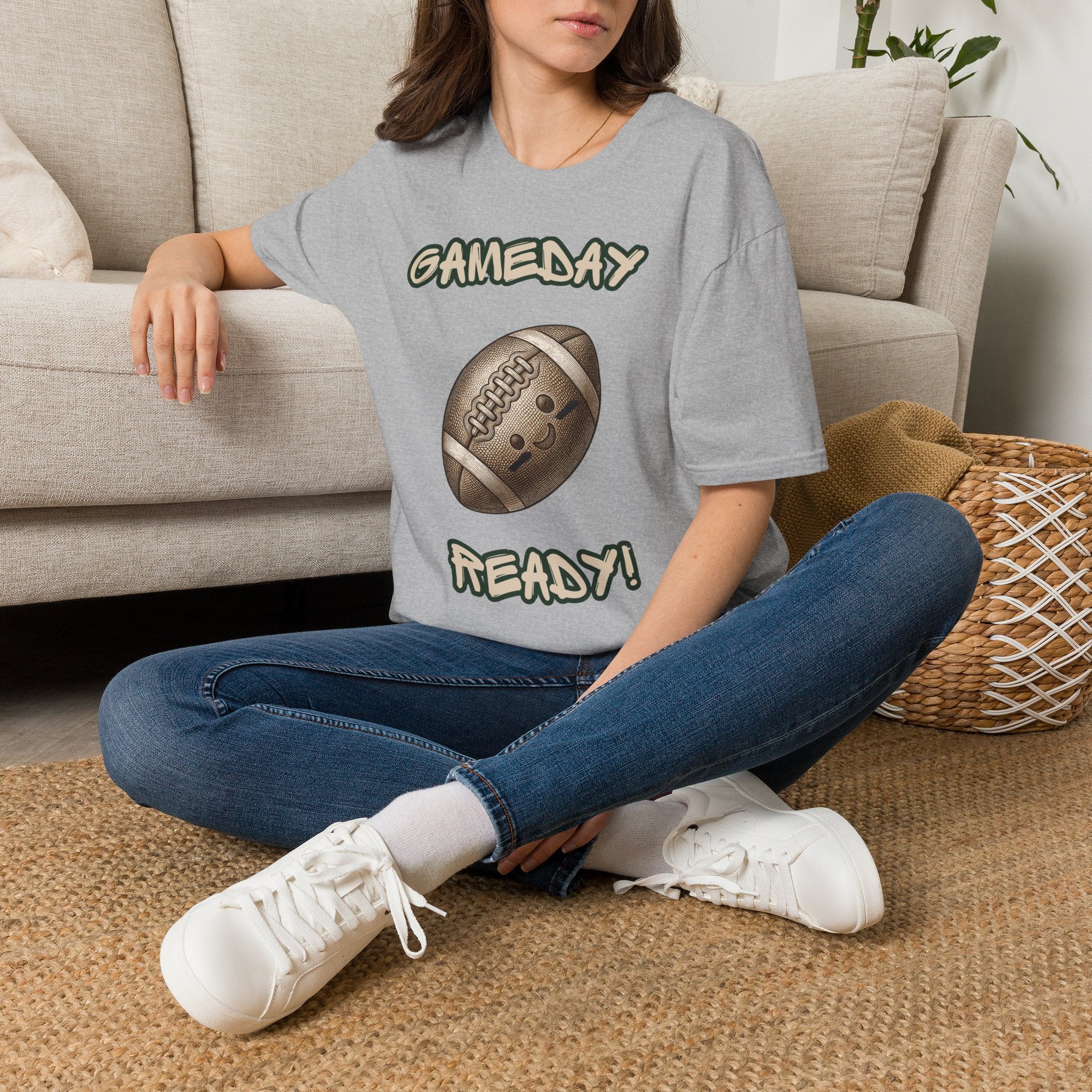 Gameday Ready Football T-Shirt — Vintage Football Graphic Tee for Fans