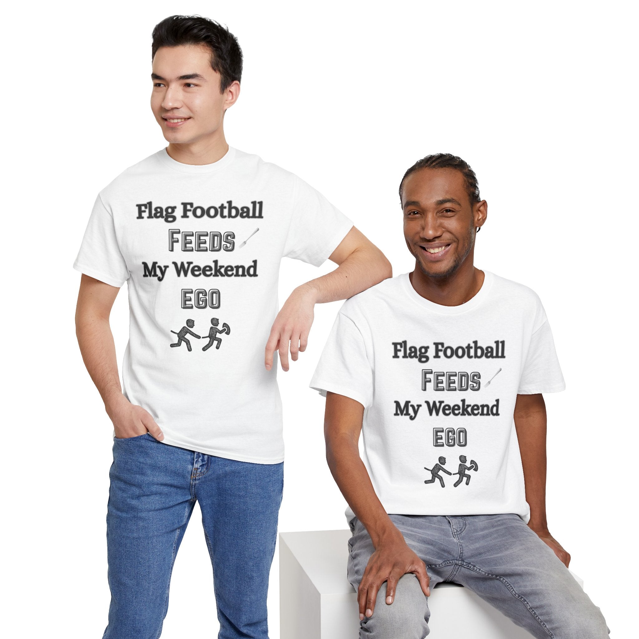 Flag Football Feeds My Weekend Ego Tee