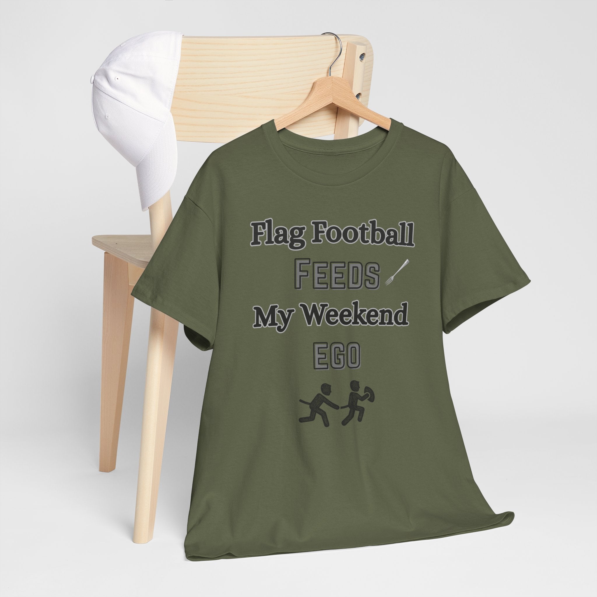 Flag Football Feeds My Weekend Ego Tee