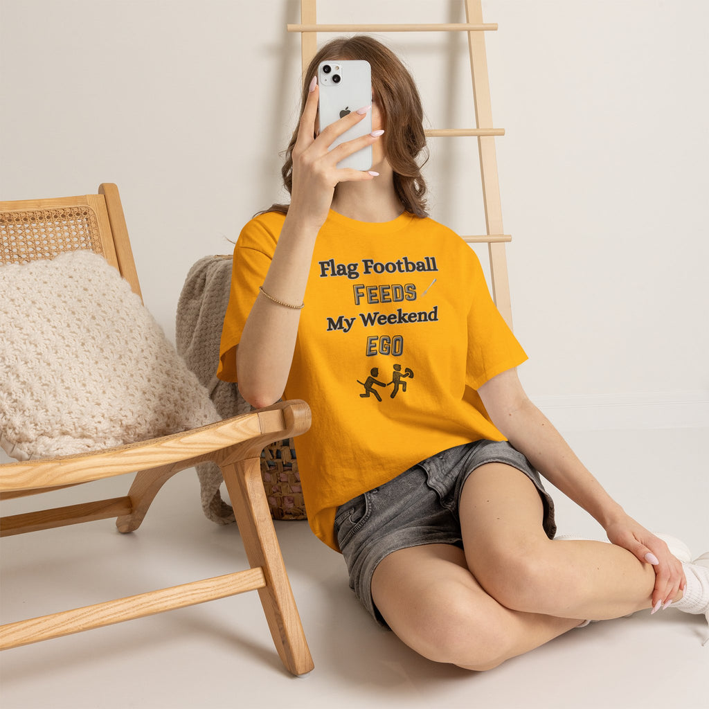 Flag Football Feeds My Weekend Ego Tee