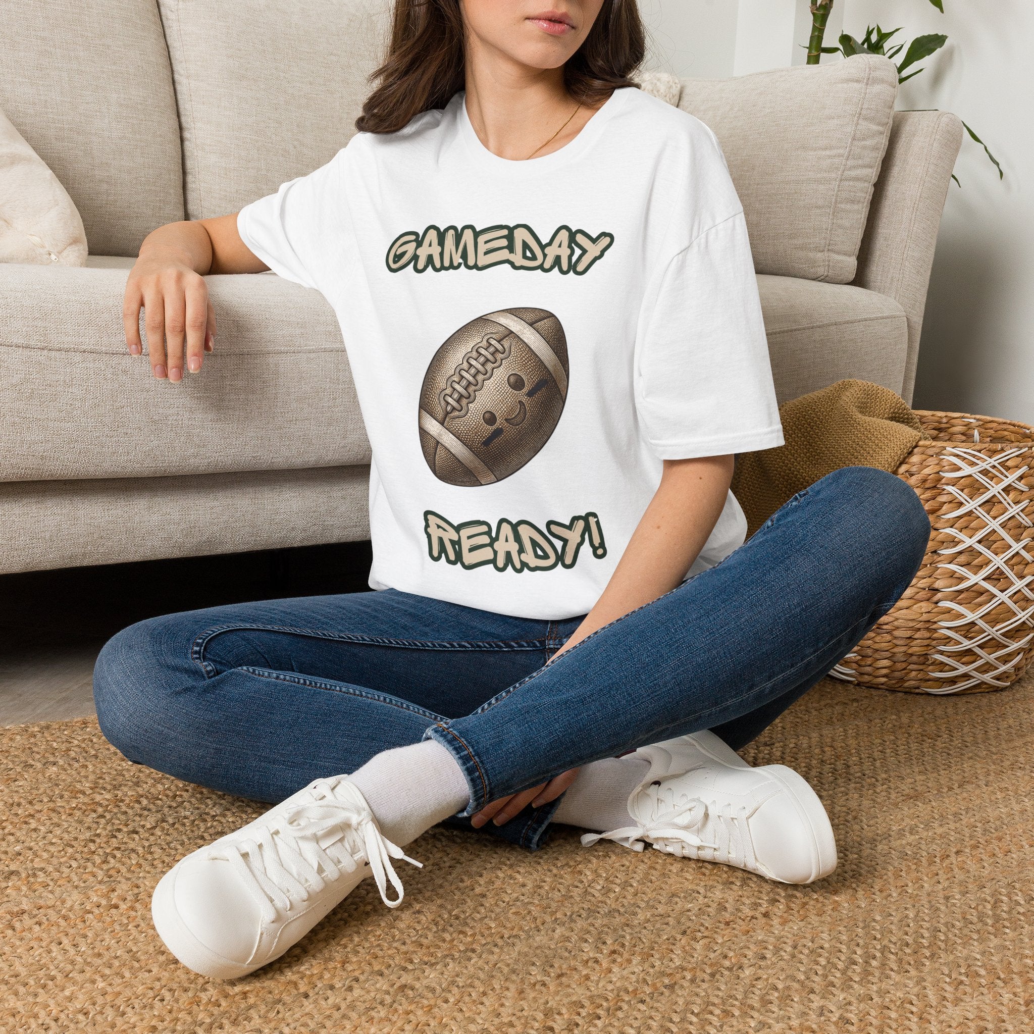 Gameday Ready Football T-Shirt — Vintage Football Graphic Tee for Fans