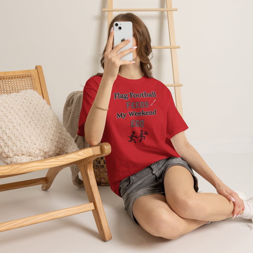 Flag Football Feeds My Weekend Ego Tee