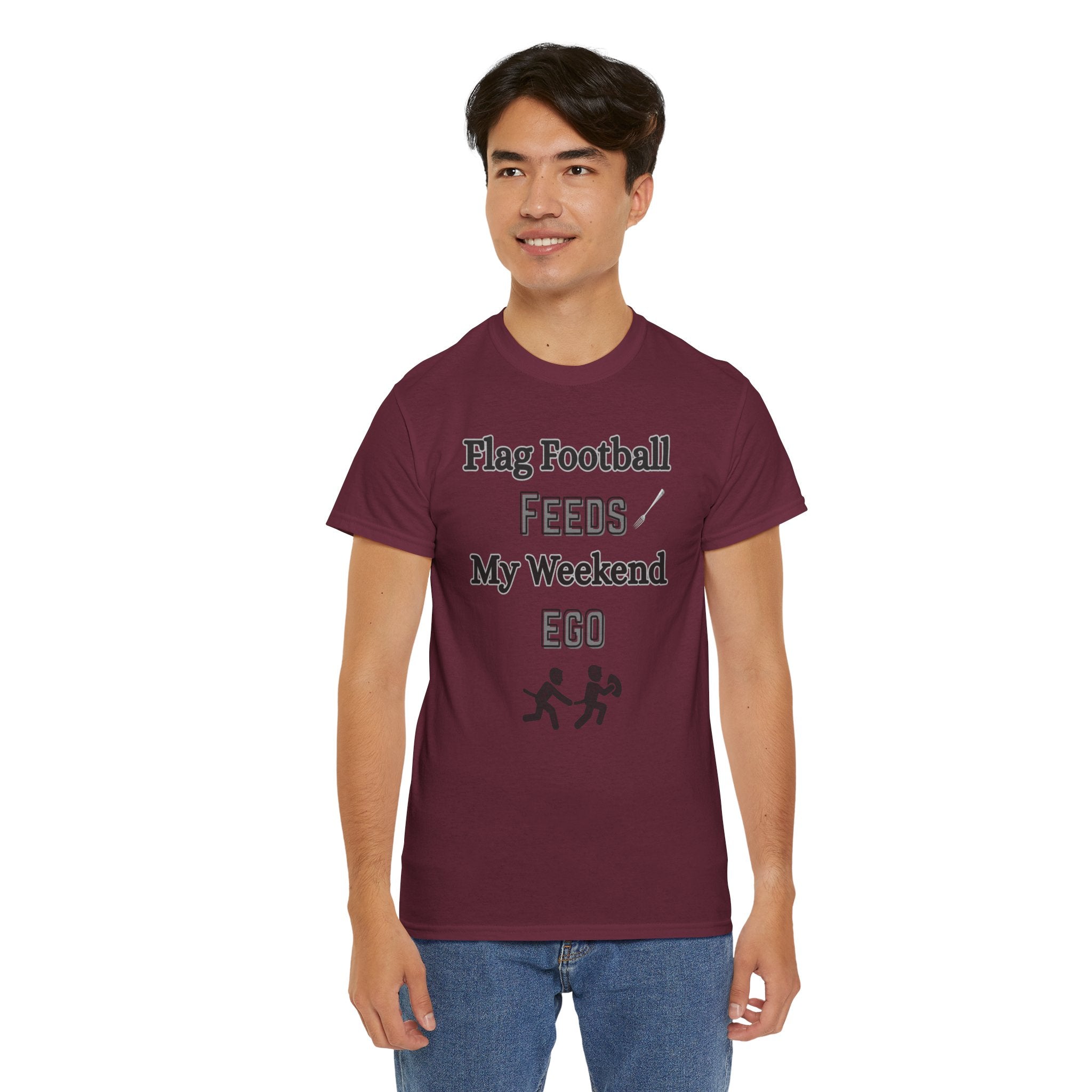 Flag Football Feeds My Weekend Ego Tee