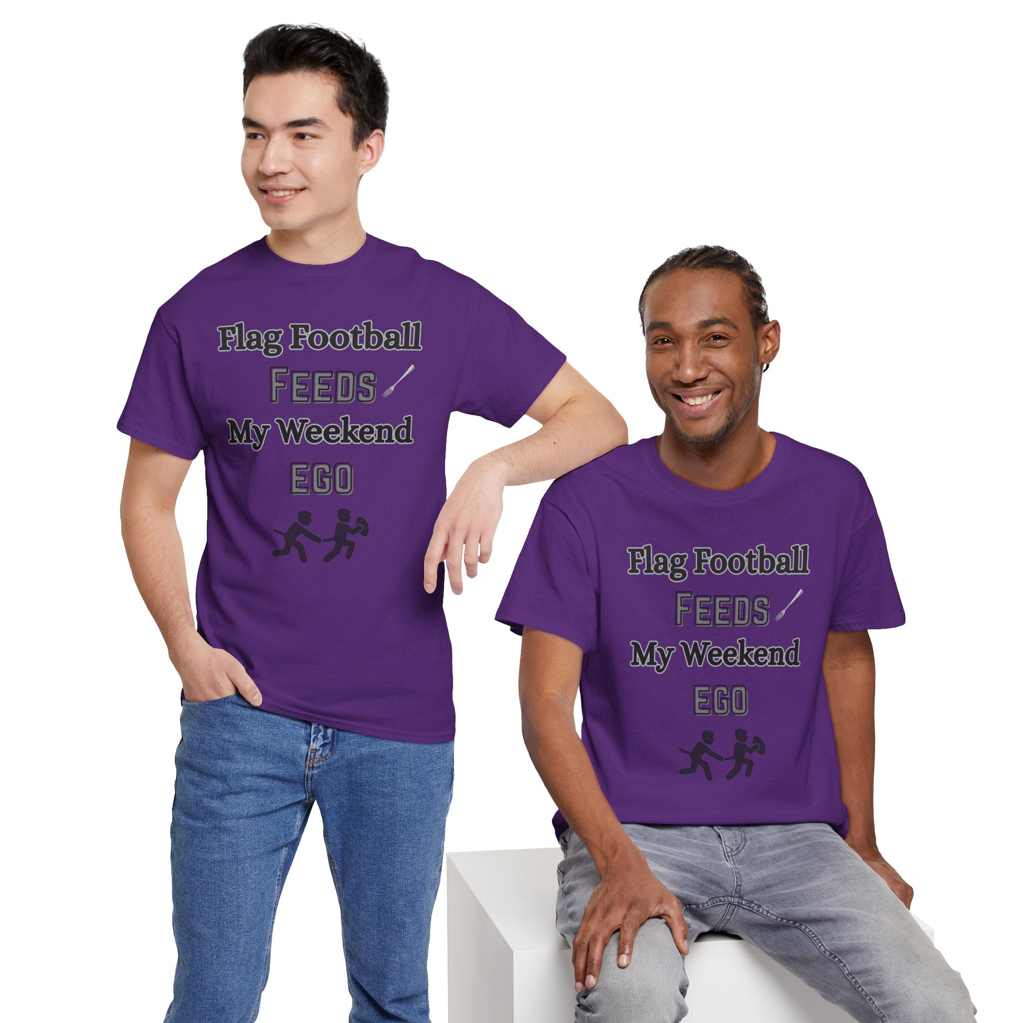 Flag Football Feeds My Weekend Ego Tee