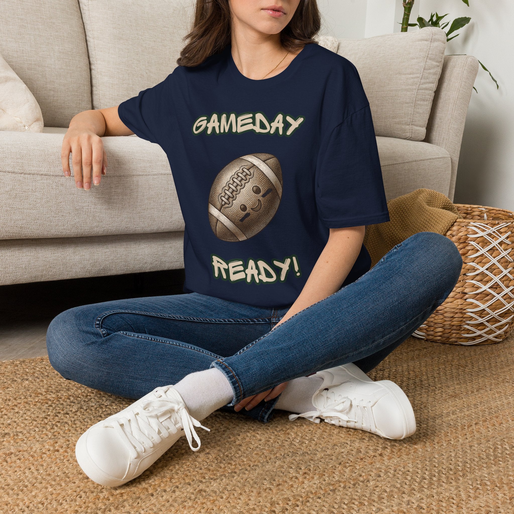 Gameday Ready Football T-Shirt — Vintage Football Graphic Tee for Fans