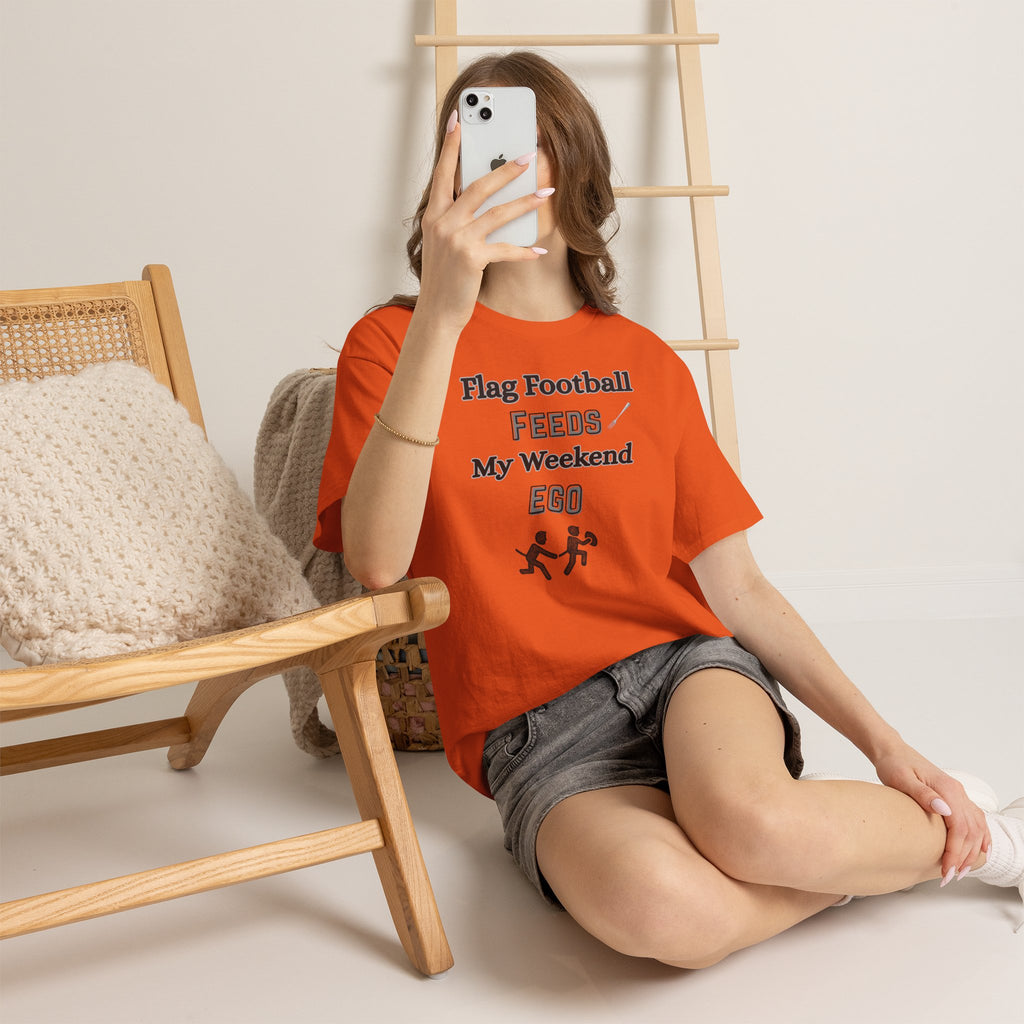 Flag Football Feeds My Weekend Ego Tee