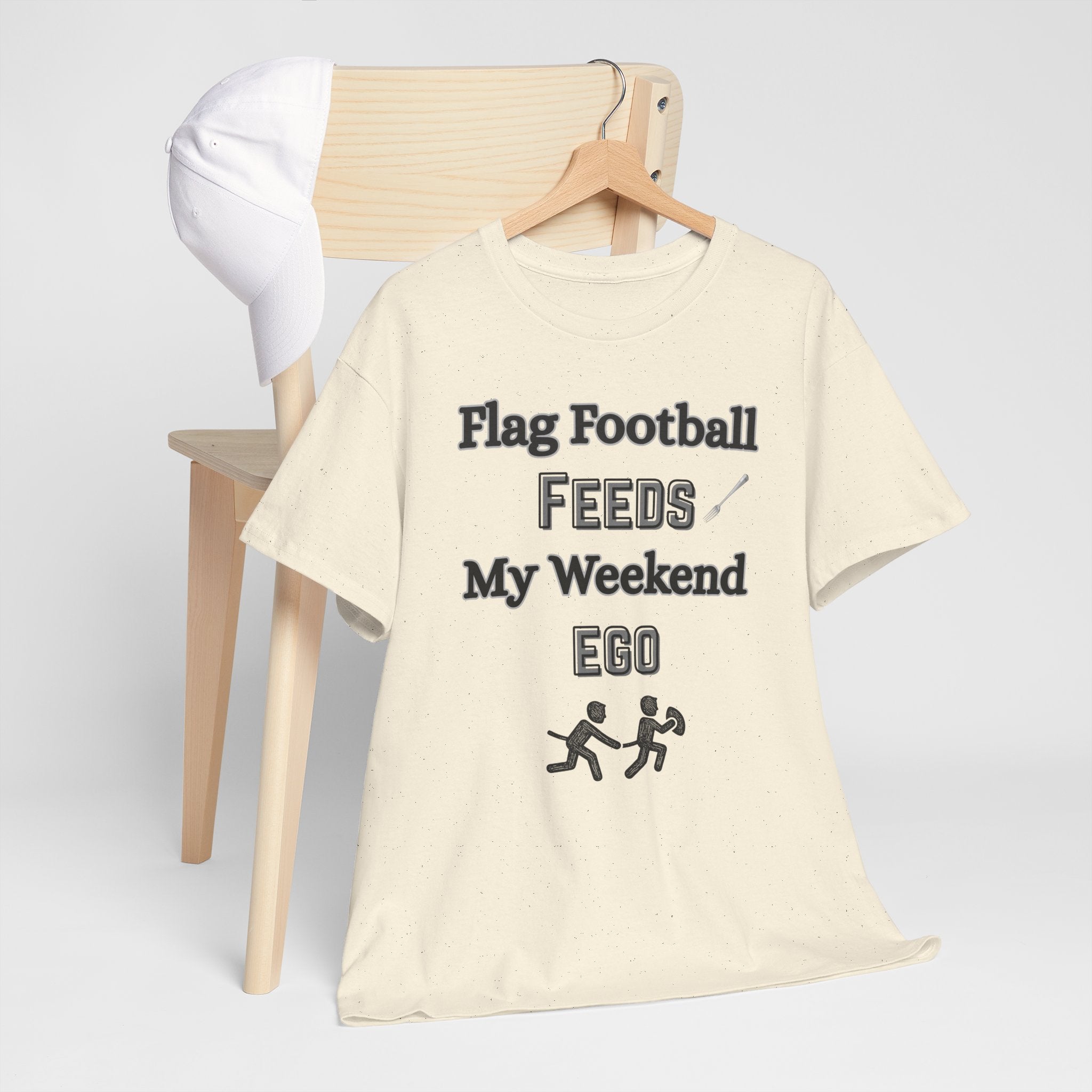 Flag Football Feeds My Weekend Ego Tee