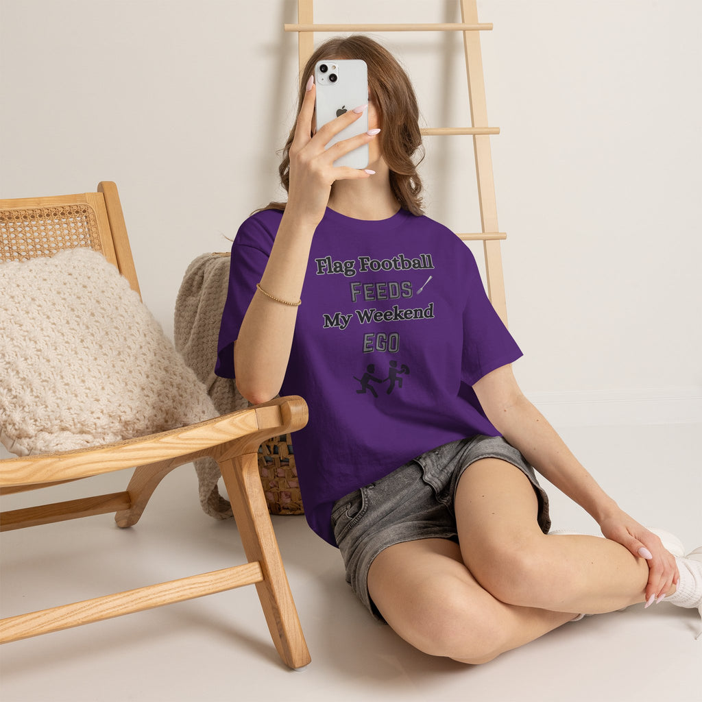 Flag Football Feeds My Weekend Ego Tee