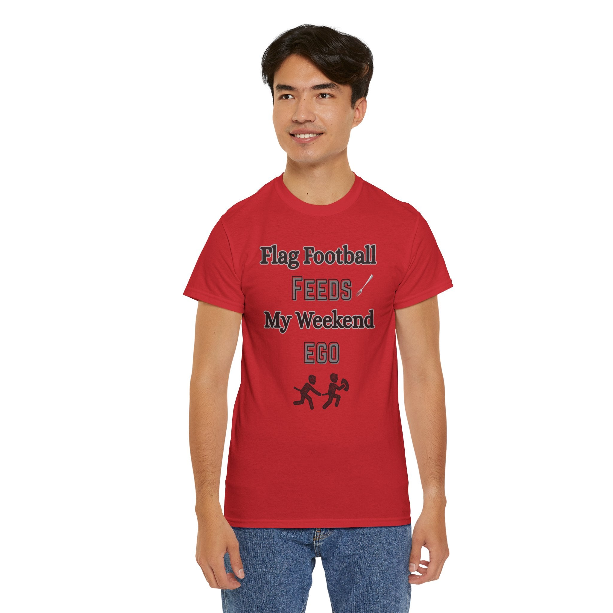 Flag Football Feeds My Weekend Ego Tee