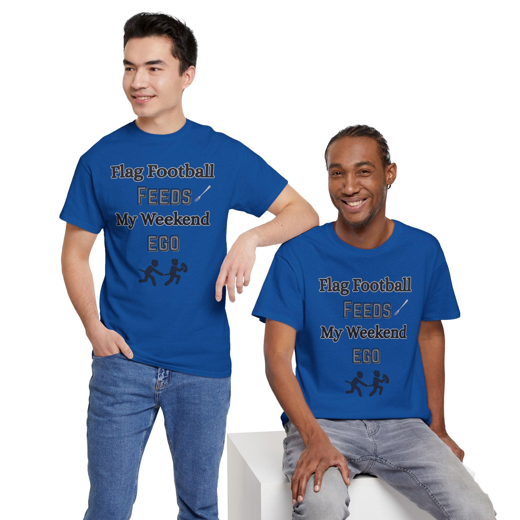 Flag Football Feeds My Weekend Ego Tee