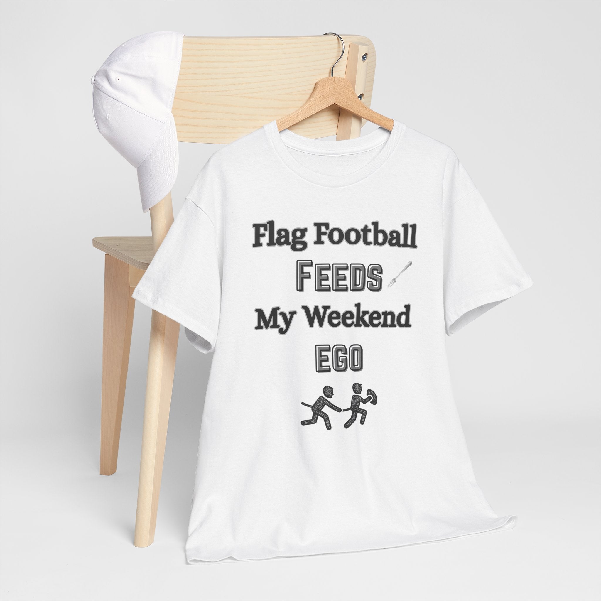 Flag Football Feeds My Weekend Ego Tee