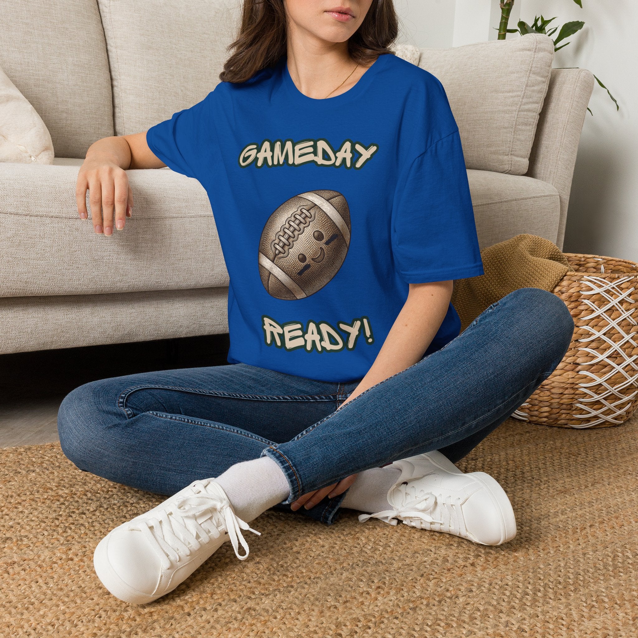 Gameday Ready Football T-Shirt — Vintage Football Graphic Tee for Fans