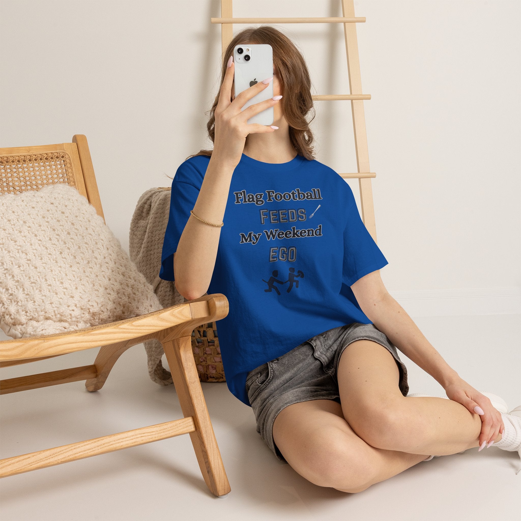 Flag Football Feeds My Weekend Ego Tee