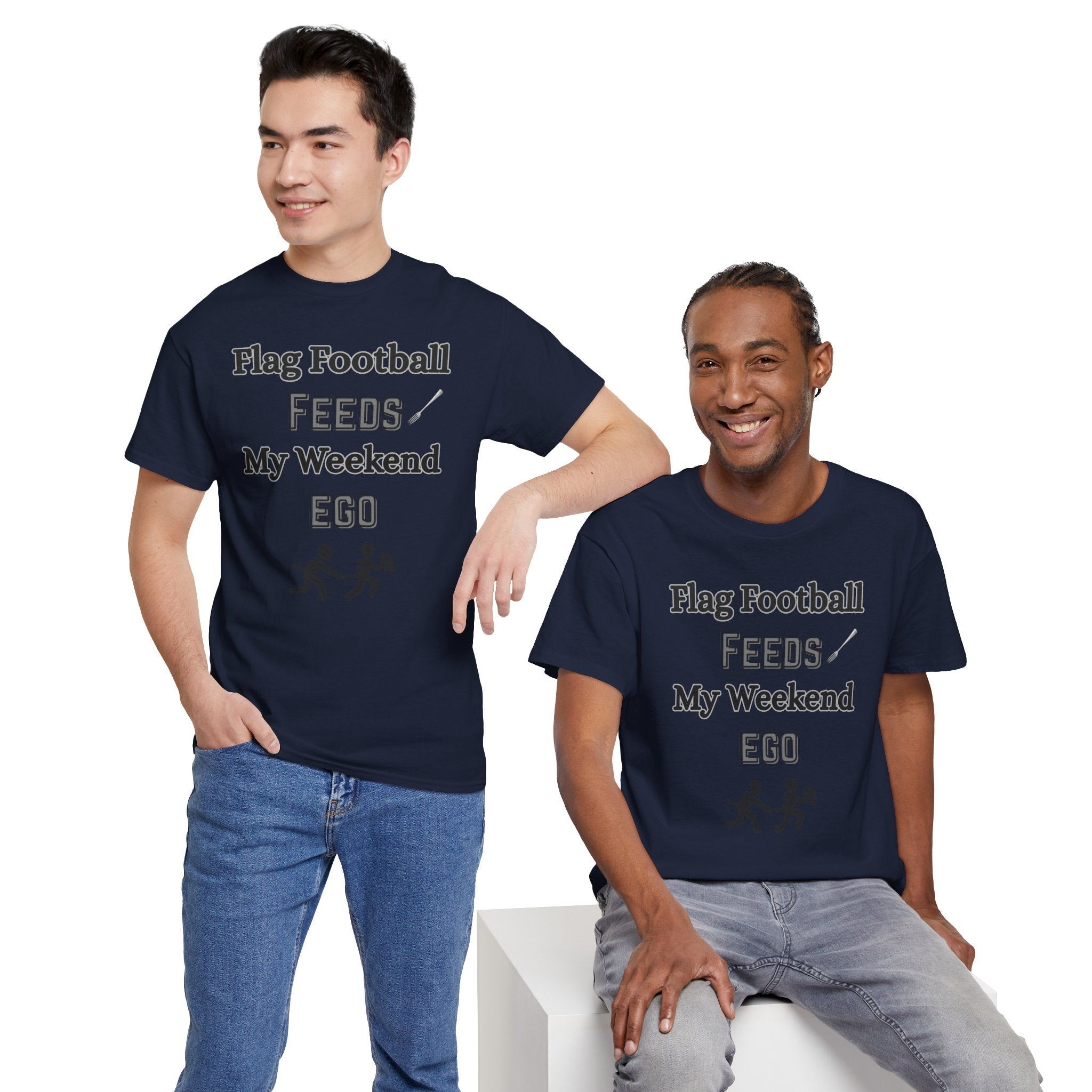 Flag Football Feeds My Weekend Ego Tee