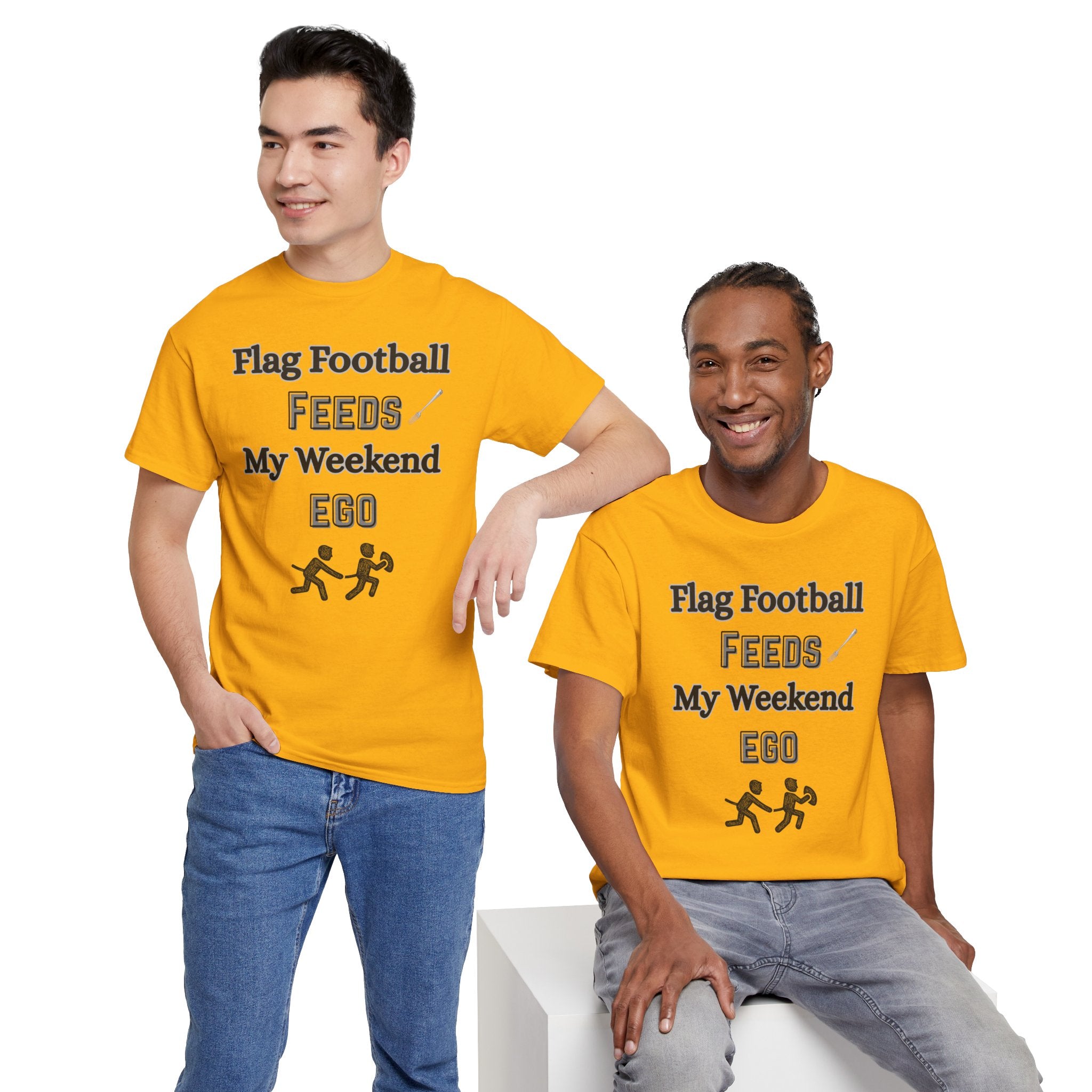 Flag Football Feeds My Weekend Ego Tee